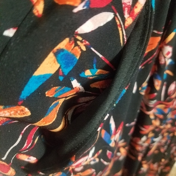 Cynthia Rowley black floral midi jumpsuit - Picture 8 of 10